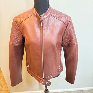 Biker jacket not real leather
